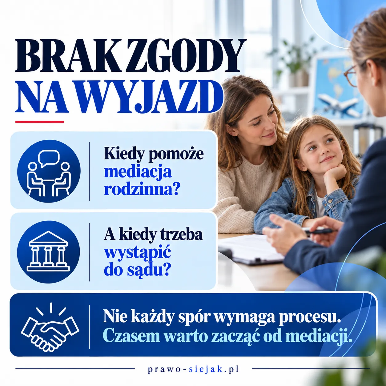 brak zgody na wyjazd dziecka